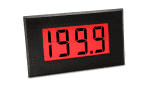 Compteur LCD avec rétroéclairage programmable rouge/vert