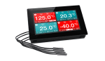 Registrador de datos de temperatura de cuatro canales