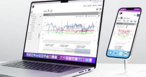 air quality cloud results on laptop and phone