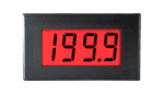 Large 4-20mA Current Loop LCD Meter with Red/Green Programmable Backlighting