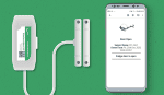 Sensore di contatto con la porta con avviso via e-mail